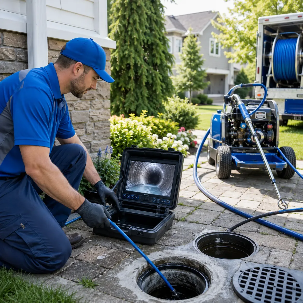 Outdoor drain cleaning professionals serving Mountain Rest, SC